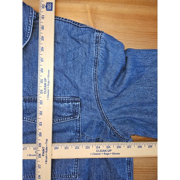 Madewell Womens Quilted Liner Jean Denim Jacket 2XL - Picture 6 of 6